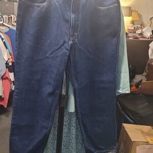 L.L. Bean Men's Dark Blue Jeans